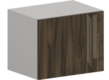 Кухня Модуль ШВГ 450 Белый / Орех Миланский