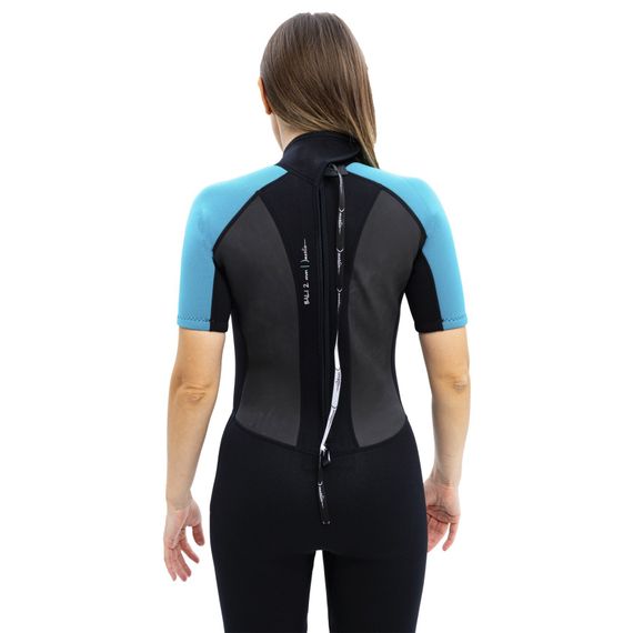 Гидрокостюм женский Marlin Bali shorty черный/синий 2 мм