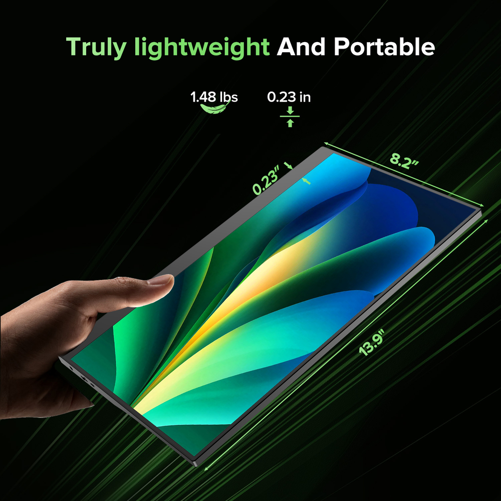 15.6" Портативный игровой монитор UPERFECT Uplays-T05 1920x1080, 60 Гц, IPS