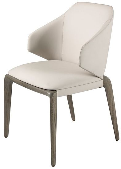 Стул 5123/ACH23016 из экокожи кремового цвета Испания 
