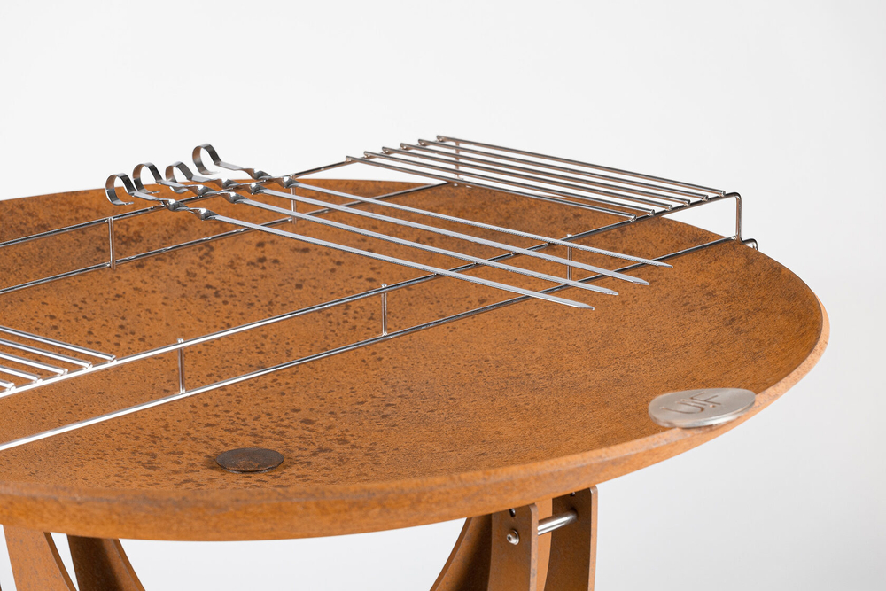 Чаша для костра с высоким основанием Up!Flame STEEL CUP 1000 Magnum oxi