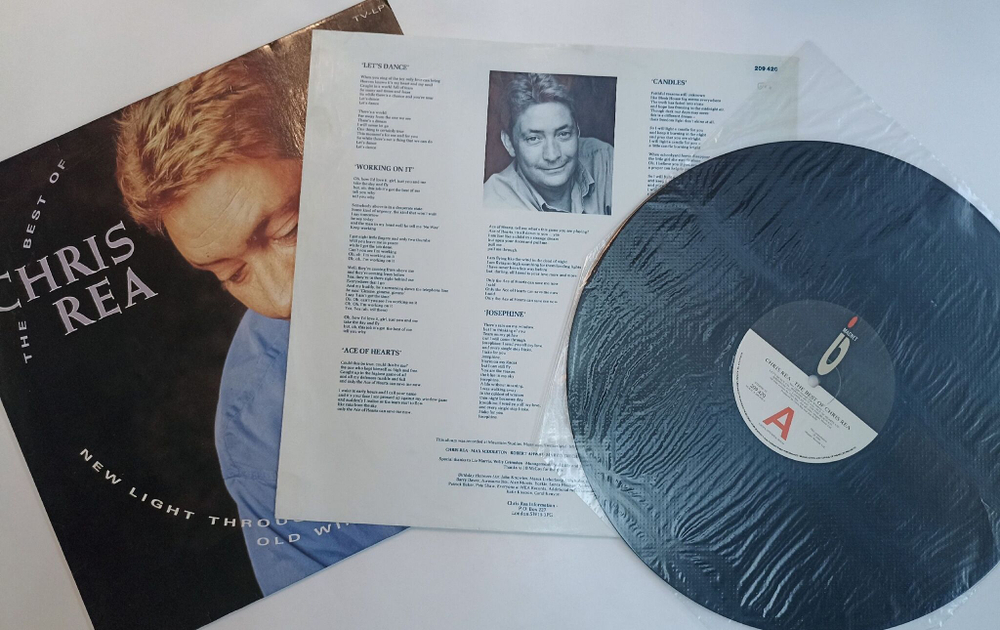Винтажная виниловая пластинка LP Chris Rea The Best Of Chris Rea New Light Through Old Windows (Germany 1988)