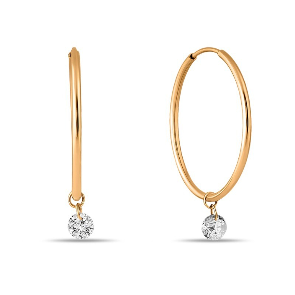 Серьги из золота 585 пробы