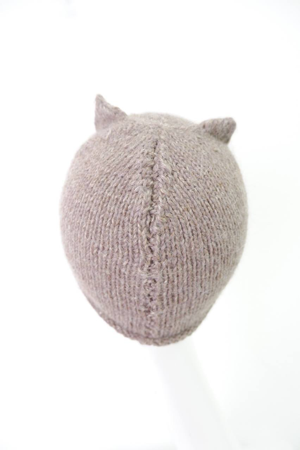 Шапка с милой мордочкой на 2/3 года