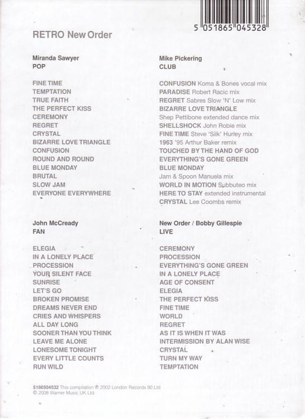 New Order / Retro (4CD)