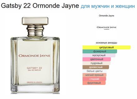 Ormonde Jayne Gatsby 22 120 ml (duty free парфюмерия)