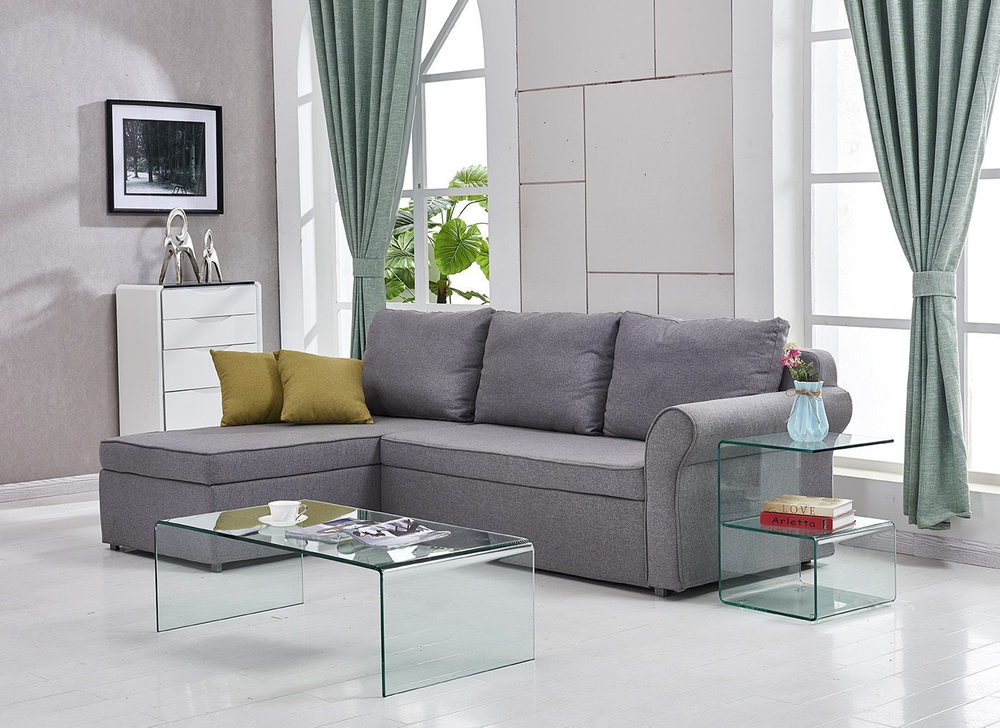 Стол журнальный F-006K прозрачный