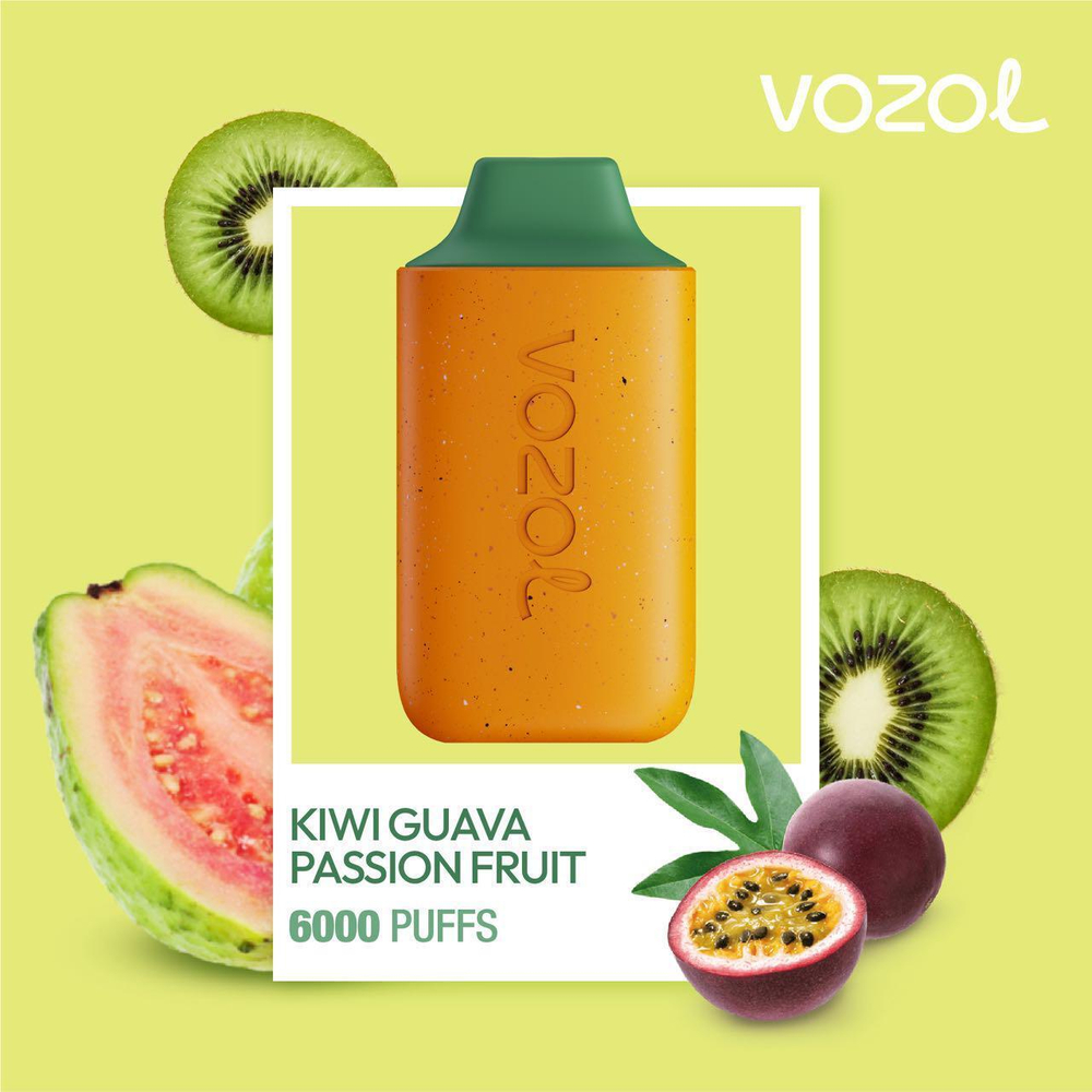 Vozol Star 6000 – Kiwi Guava Passion Fruit (5% nic)