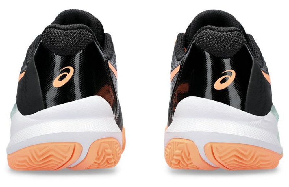Женские кроссовки для Падел Asics Gel-Challenger 14 Padel - black/bright sunstone