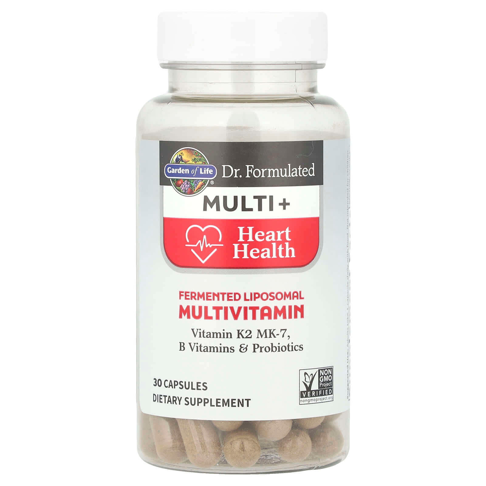 Garden of Life, Тереза Formated Multi +, Heart Health, 30 капсул
