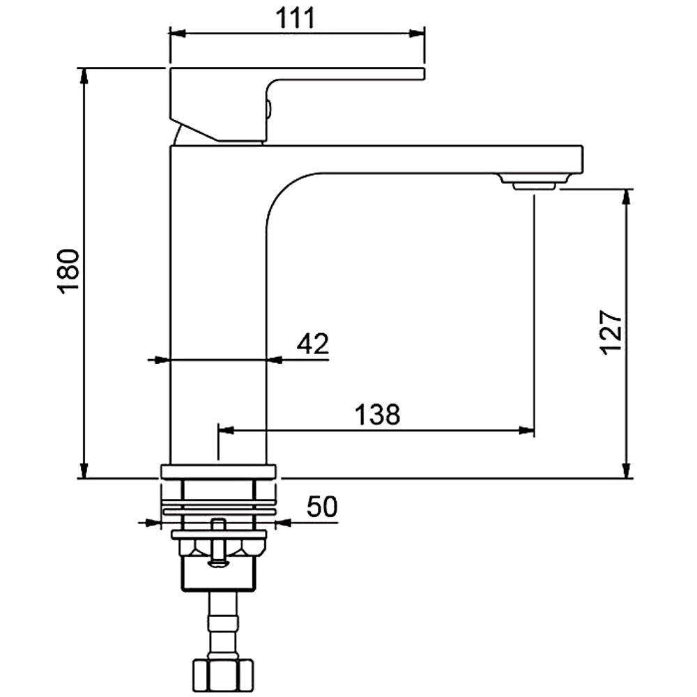 Смеситель для раковины Gappo G1083