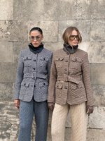 Жакет- пальто из шерсти, Бежевый