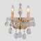 Бра Crystal Lux Isabel AP2 Gold/Transparent