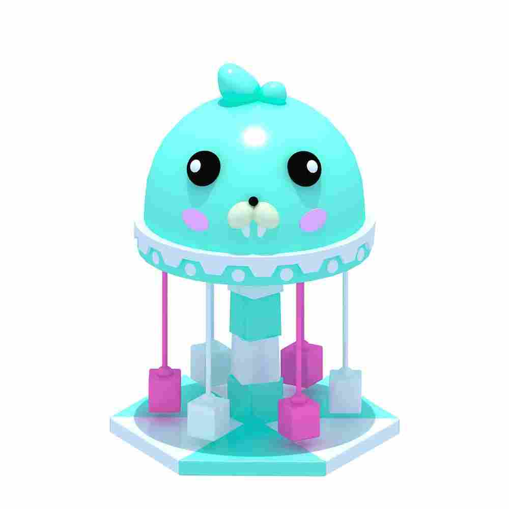 Детский аттракцион 4kids Карусель «Моржонок» c электроприводом