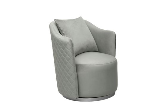 Кресло Verona/VD вращающееся, велюр мятный Colt025-MINT/хром 70*77*80см
