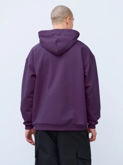 Худи оверсайз без начеса (базиликовый)