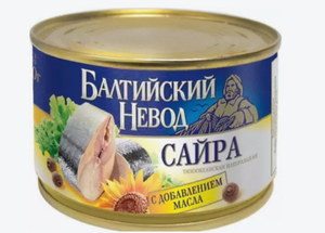 САЙРА БАЛТИЙСКИЙ НЕВОД ТИХООКЕАНСКАЯ 240ГР