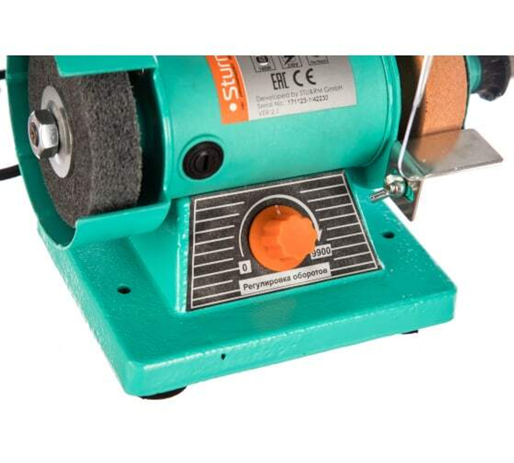 СТАНОК ТОЧИЛЬНЫЙ+ГРАВЕР STURM! 140ВТ 10000 ОБ/МИН BG60075