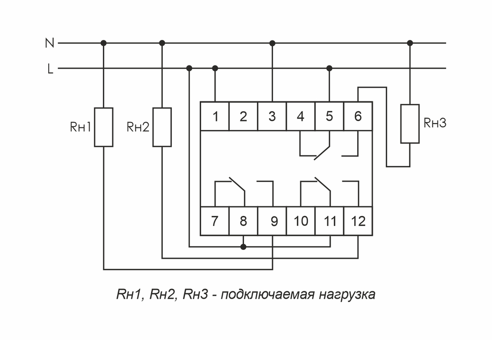 Реле времени PCU-530 многофункциональное 100-264В AC/DC 3х8А 3NO/NC IP20