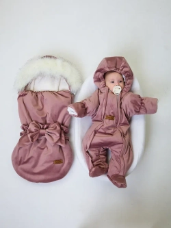 Конверт на выписку новорождённому зимний