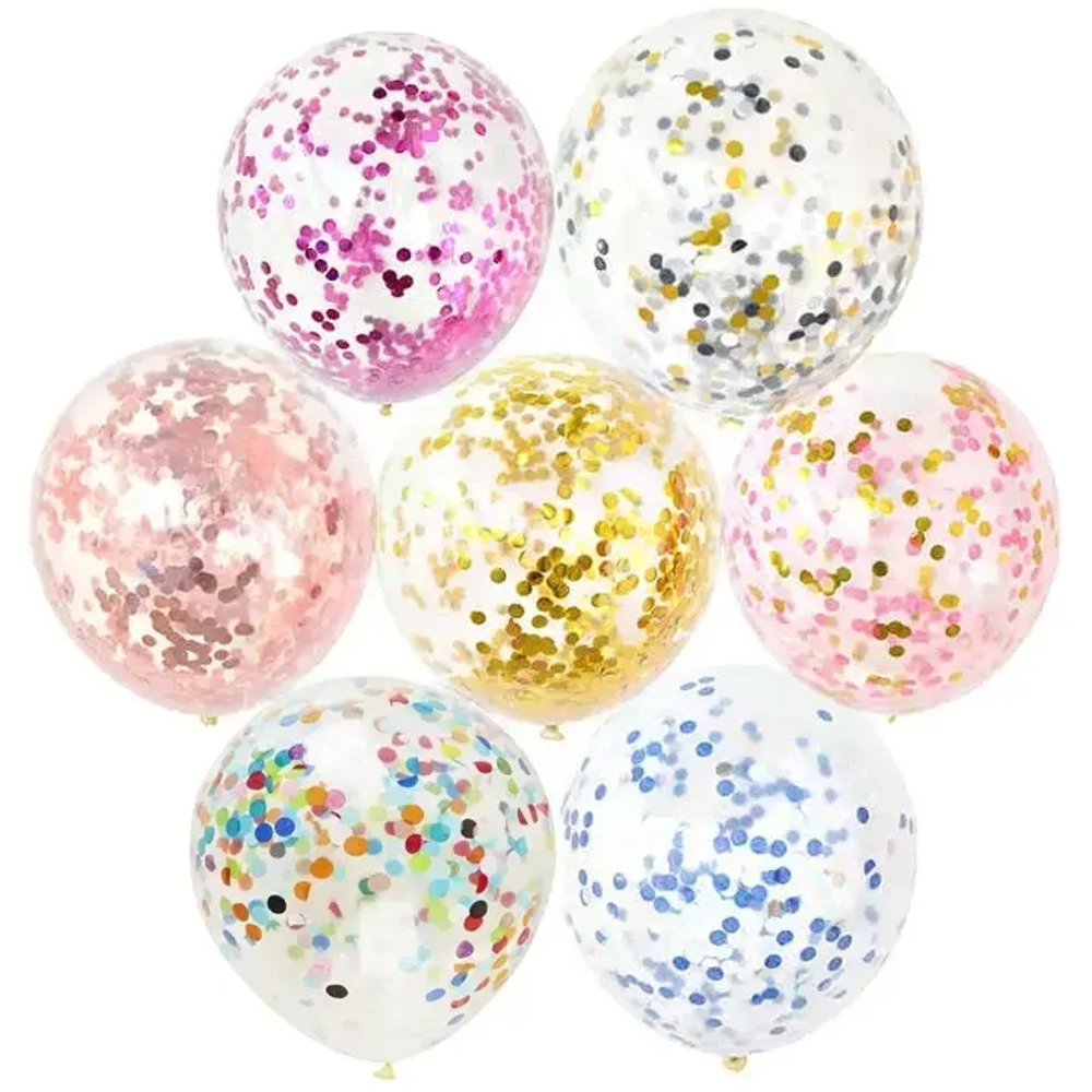 Конфетти «Круги белые» 10 г, бумага