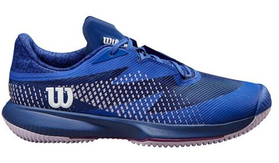 Женские Кроссовки теннисные Wilson Kaos Swift 1.5 2024 - bluing/orchid petal/blue print