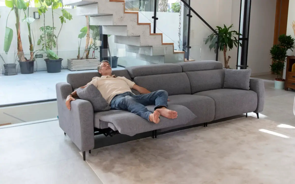 Диван Berlin 3-х местный с реклайнером BV1+3MR+BV2