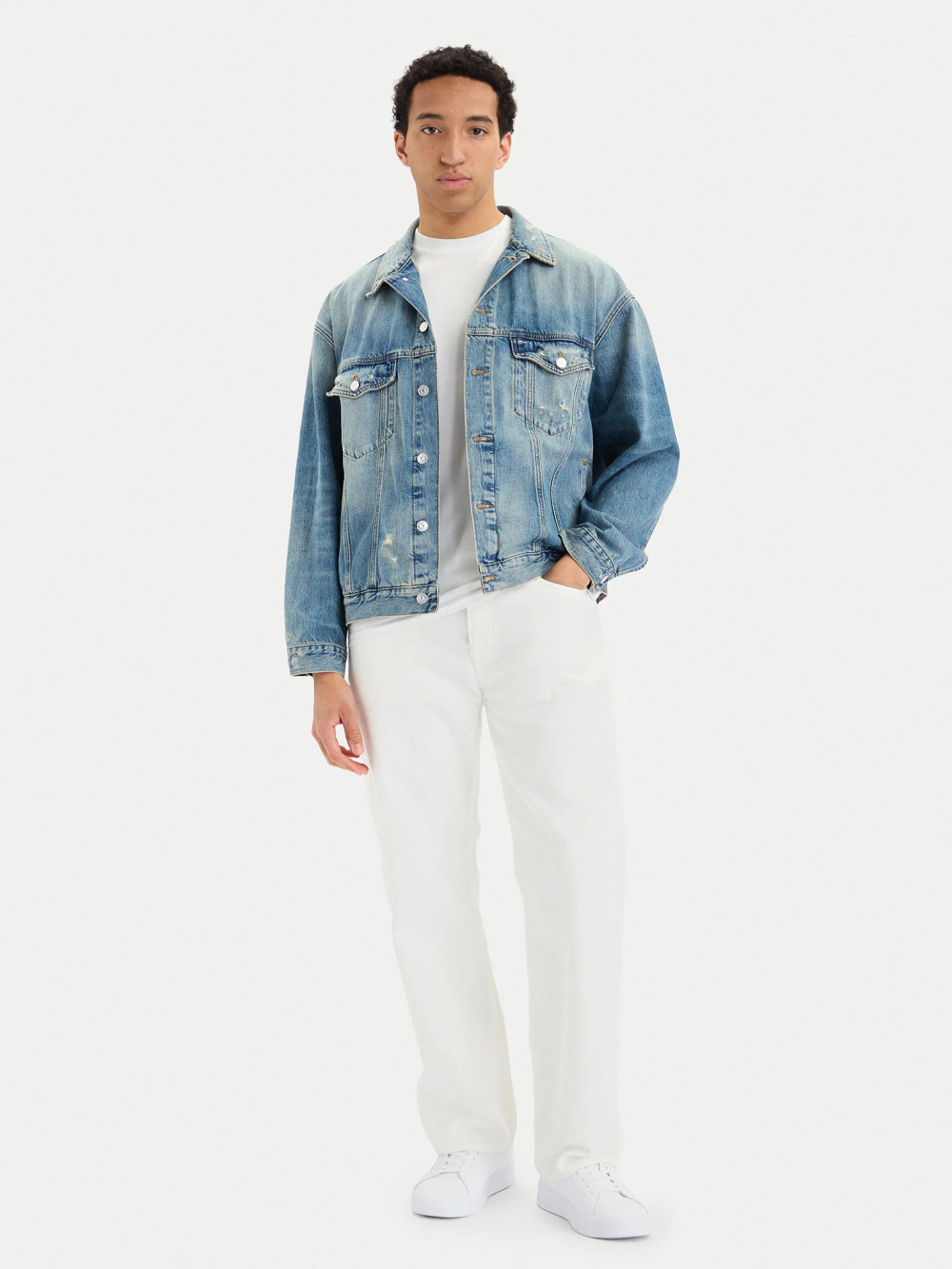 Куртка джинсовая мужская TOMMY JEANS THEO OVSZD TRCKR BJ2