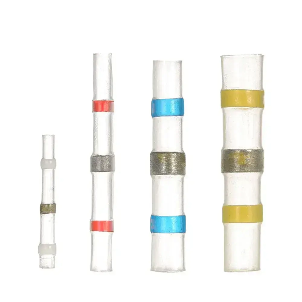 Термоусадка для проводов с клеевым слоем припоем, набор 150 штук