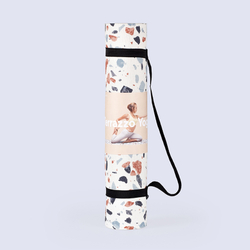 Коврик для йоги Terazzo Yoga белый Doiy