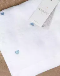 Набор полотенец  SOFT HEARTS голубые 2пр 50х100 Maison Dor Турция