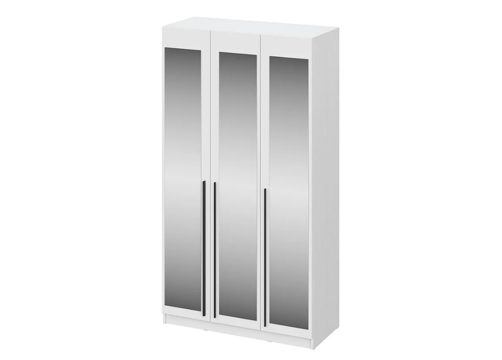 Шкаф трехстворчатый Берген 1200 (белое дерево/белое дерево), Интерьер Центр, г.Пенза