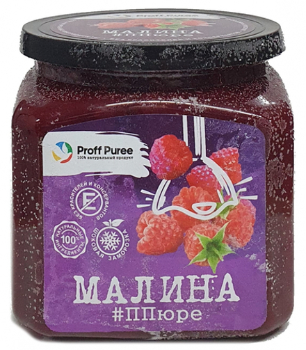 Пюре Малина замороженное 500 гр Proff Puree