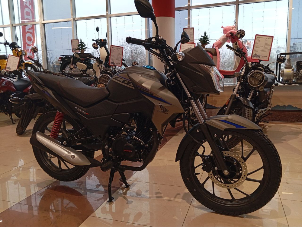 Мотоцикл Honda CB125F TWISTER серый