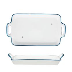 Блюдо прямоугольное 28,7*16,4 см h2,8 см 560 мл с ручками Bakery Fusion P.L. Proff Cuisine [6]