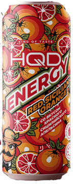 Энергетический напиток HQD Energy Red Sicilian Orange, 450мл