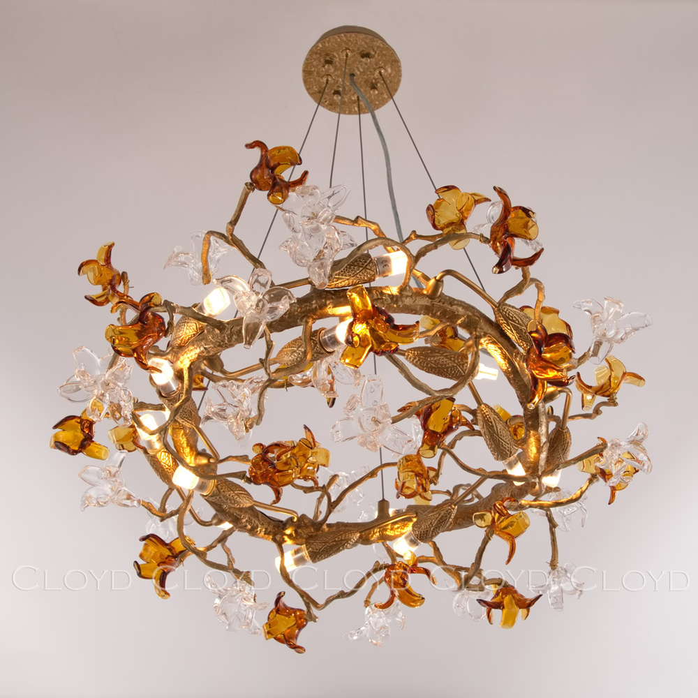 Люстра Cloyd GUATEMALA C14 / Ø60 см - латунь (арт.11215)