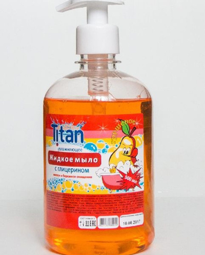 Мыло жидкое ТИТАН Дыня пуш-пул 500мл