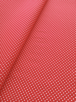 Ткань бязь плательная, рис. "Горох 2мм", ширина 150 см, арт. 040