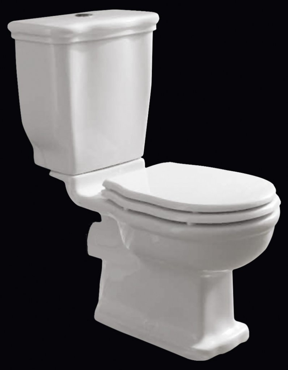 УНИТАЗ-КОМПАКТ С ГОРИЗОНТАЛЬНЫМ ВЫПУСКОМ ВОДЫ BELBAGNO BOHEME P-TRAP BB115CP