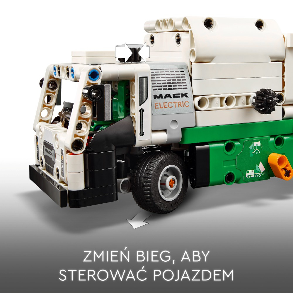 Конструктор LEGO Technic 42167 Мусоровоз Mack LR Electric — фото 12