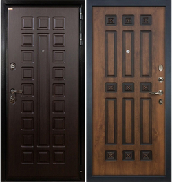 Входная металлическая дверь в квартиру Лекс Гладиатор 3К №33 Голден патина Винорит