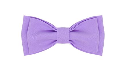 Однотонный галстук - бабочка (светло-сиреневый)