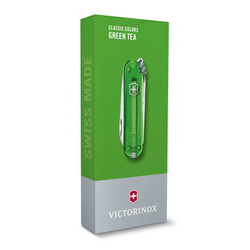 Нож-брелок Victorinox Classic SD Colors, 58 мм, 7 функций, "Green Tea"