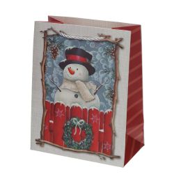 GAEM Пакет подарочный S (бумага 210г/м2, блок 12шт), L18 W10 H23 см, 4в.