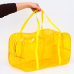 Сумка в роддом 30х50х25, цветной ПВХ, цвет желтый 7599070