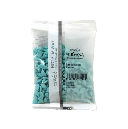 Воск горячий (пленочный) ITALWAX Nirvana (Сандал) гранулы 100 гр