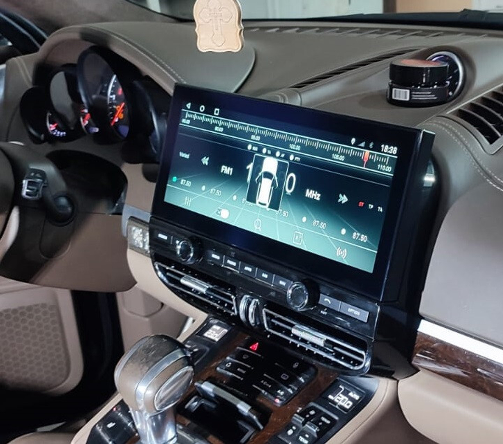 Магнитола Porsche Cayenne 958 2010-2016 - Carmedia KP-P1201 монитор 12.3" на Android 10, 6Гб+128Гб, CarPlay, 4G SIM-слот