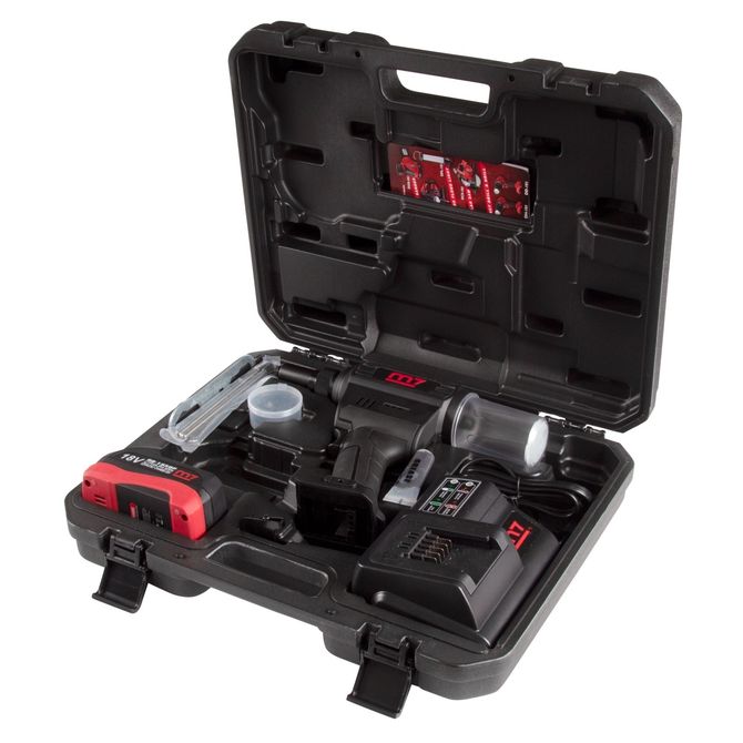 MIGHTY SEVEN (DR-102A1) Заклепочник аккумуляторный 2,4-6,4 мм, 18 В, 3 предмета, кейс