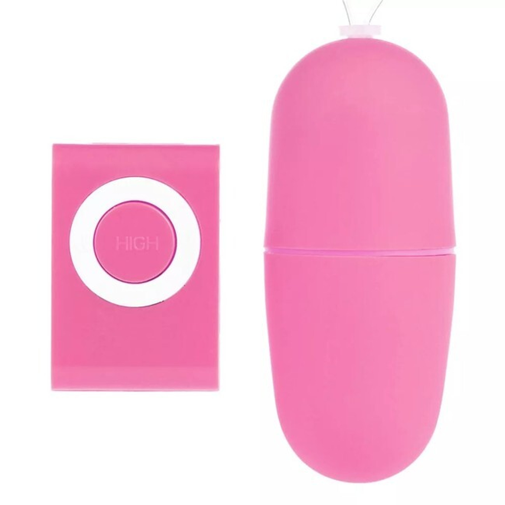 Вибро яйцо с дистанционным пультом управления Vibrating Eggs Remote Control mp3 (розовый) (Цвет: розовый)